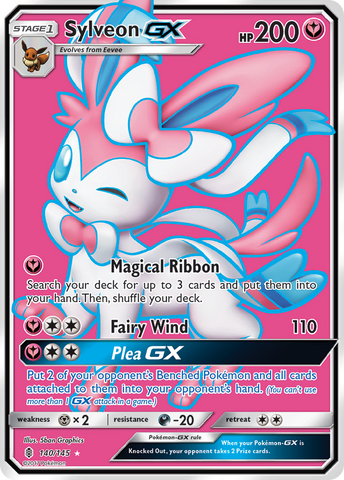 Sylveon GX (140/145) [Sun & Moon: Guardians Rising] - Destination Retro