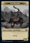 Cat Dragon // Spirit Double-sided Token [Double Masters 2022 Tokens] - Destination Retro