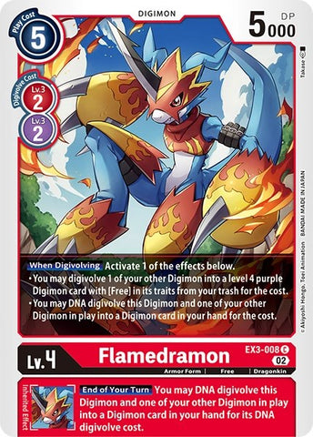 Flamedramon [EX3-008] [Revision Pack Cards] - Destination Retro
