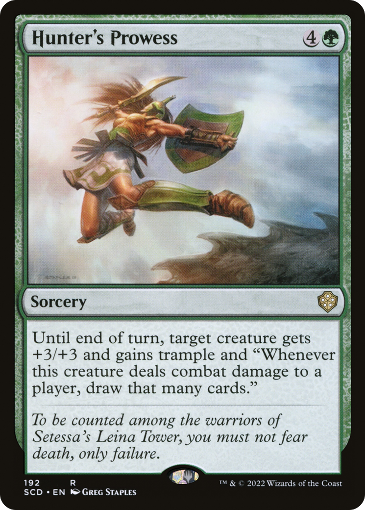 Hunter's Prowess [Starter Commander Decks] - Destination Retro
