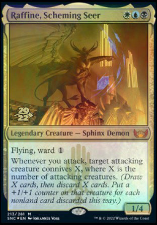 Raffine, Scheming Seer [Streets of New Capenna Prerelease Promos] - Destination Retro