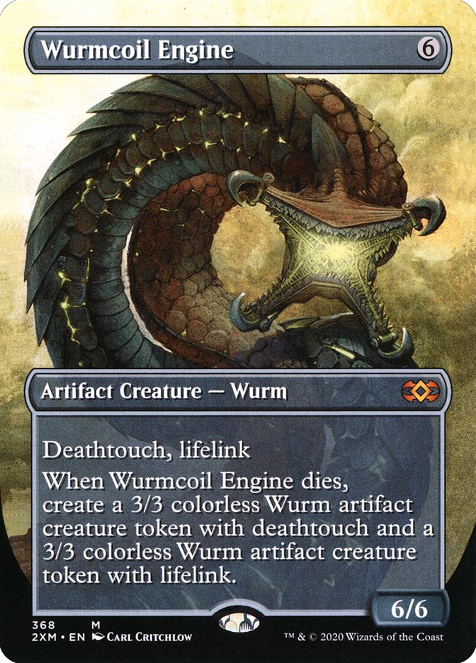 Wurmcoil Engine (Borderless) [Double Masters] - Destination Retro