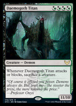 Daemogoth Titan [Strixhaven: School of Mages] - Destination Retro
