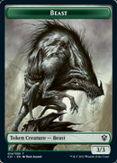 Beast (010) // Whale Token [Commander 2021 Tokens] - Destination Retro