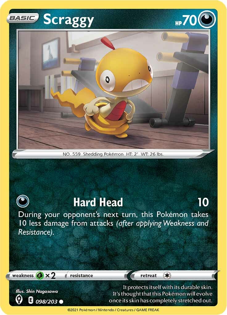 Scraggy (098/203) [Sword & Shield: Evolving Skies] - Destination Retro