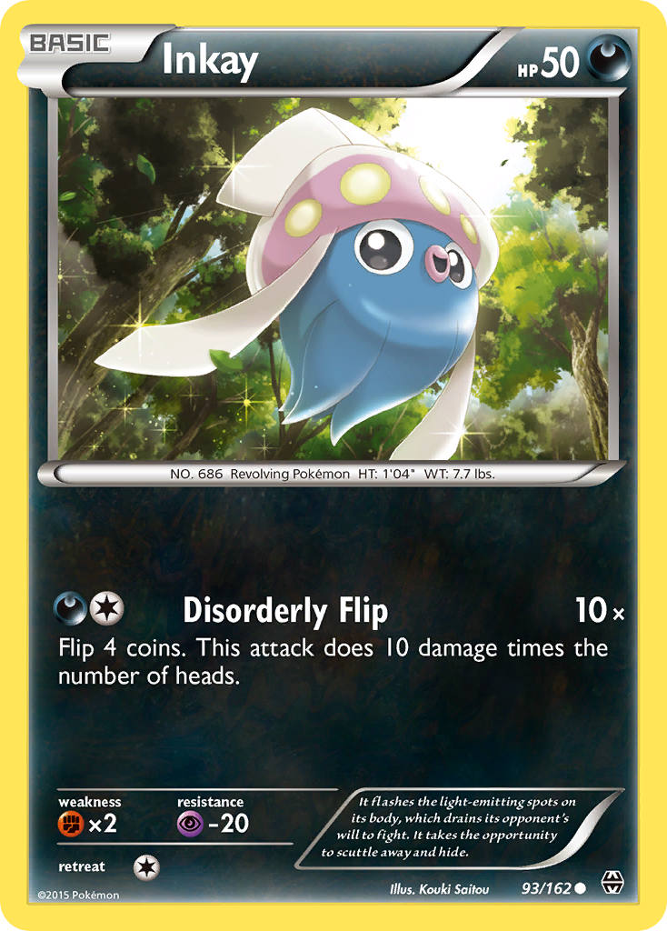 Inkay (93/162) [XY: BREAKthrough] - Destination Retro