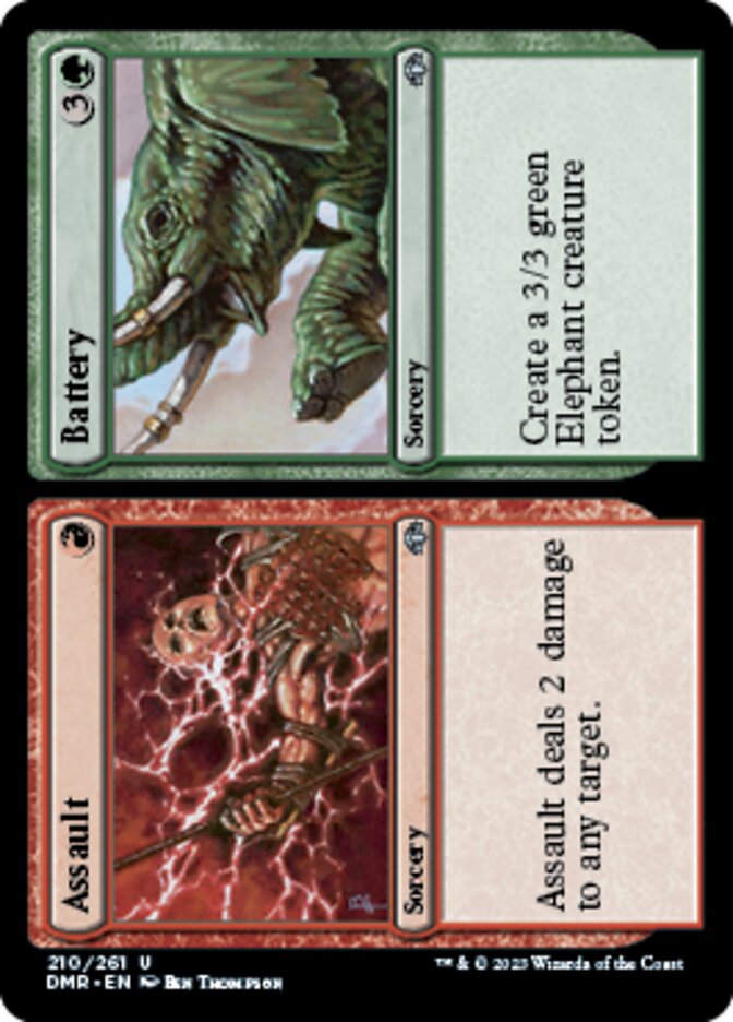 Assault // Battery [Dominaria Remastered] - Destination Retro