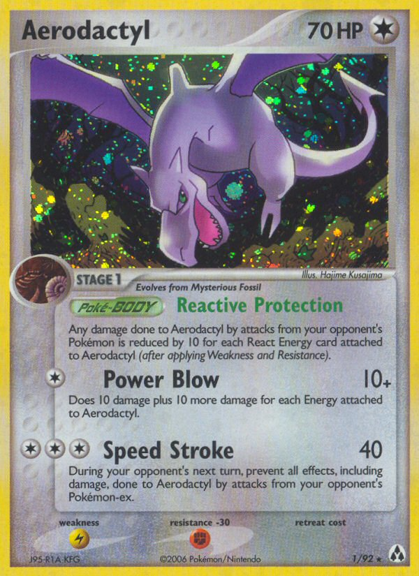Aerodactyl (1/92) [EX: Legend Maker] - Destination Retro