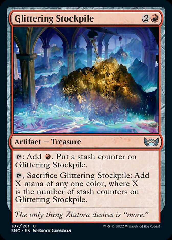 Glittering Stockpile [Streets of New Capenna] - Destination Retro