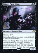 Biting-Palm Ninja [Kamigawa: Neon Dynasty Prerelease Promos] - Destination Retro