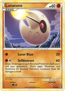 Lunatone (25/102) [HeartGold & SoulSilver: Triumphant] - Destination Retro