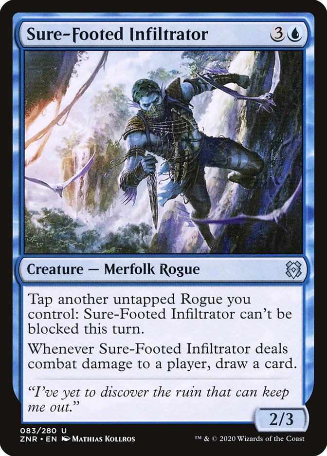 Sure-Footed Infiltrator [Zendikar Rising] - Destination Retro