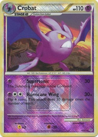 Crobat (14/95) (League Promo) [HeartGold & SoulSilver: Unleashed] - Destination Retro