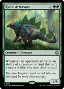 Runic Armasaur [The Lost Caverns of Ixalan Commander] - Destination Retro