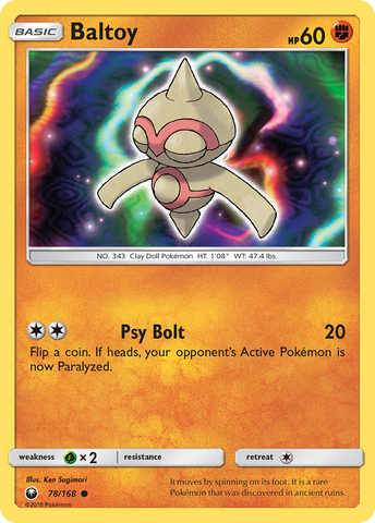 Baltoy (78/168) [Sun & Moon: Celestial Storm] - Destination Retro