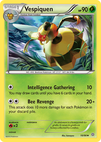Vespiquen (10/98) [XY: Ancient Origins] - Destination Retro