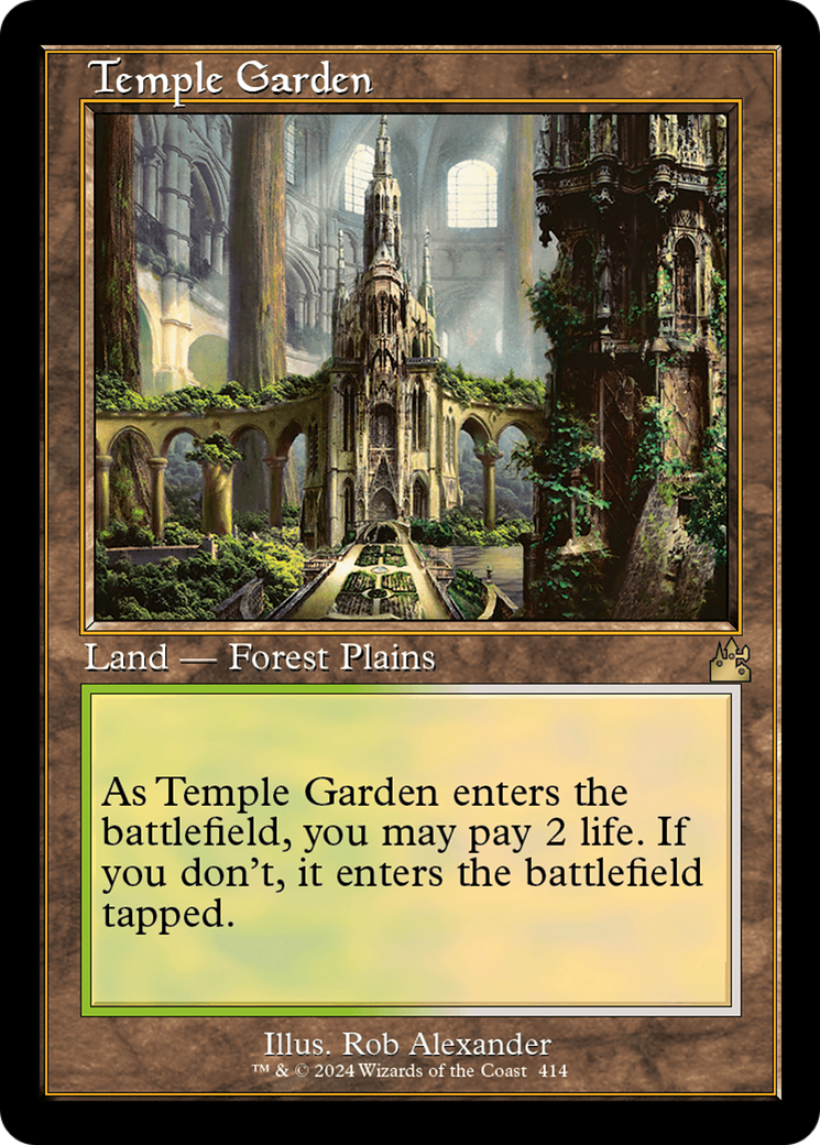 Temple Garden (Retro) [Ravnica Remastered] - Destination Retro