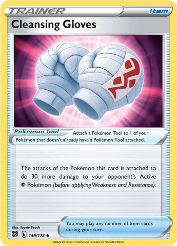 Cleansing Gloves (136/172) [Sword & Shield: Brilliant Stars] - Destination Retro