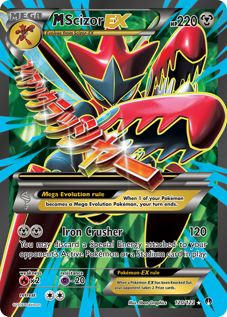 M Scizor EX (120/122) [XY: BREAKpoint] - Destination Retro