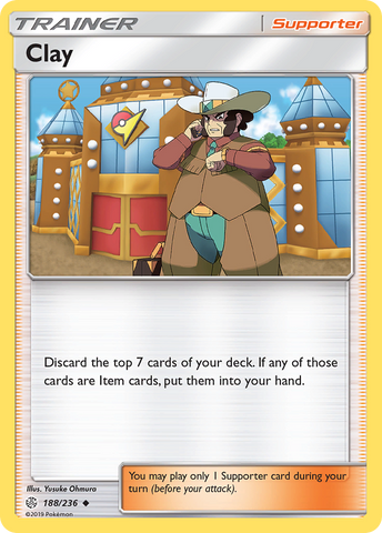 Clay (188/236) [Sun & Moon: Cosmic Eclipse] - Destination Retro