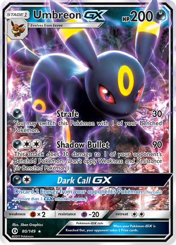 Umbreon GX (80/149) [Sun & Moon: Base Set] - Destination Retro