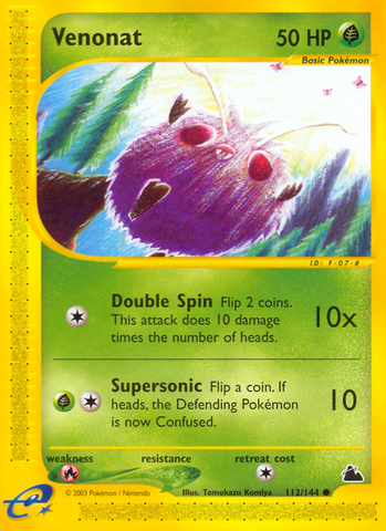 Venonat (112/144) [Skyridge] - Destination Retro