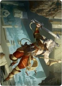 Cliffhaven Sell-Sword Art Card [Zendikar Rising Art Series] - Destination Retro