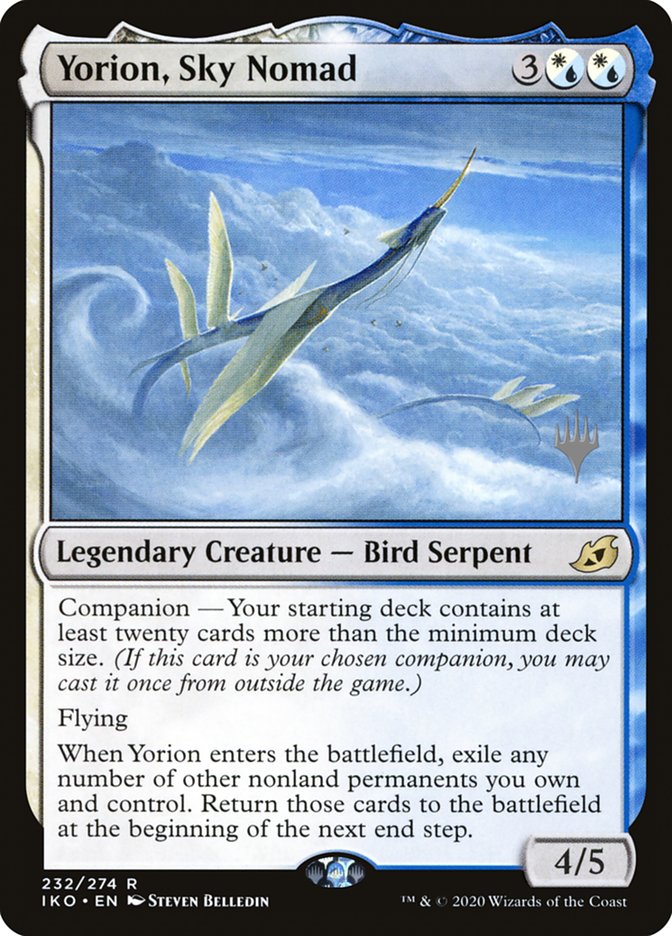 Yorion, Sky Nomad (Promo Pack) [Ikoria: Lair of Behemoths Promos] - Destination Retro