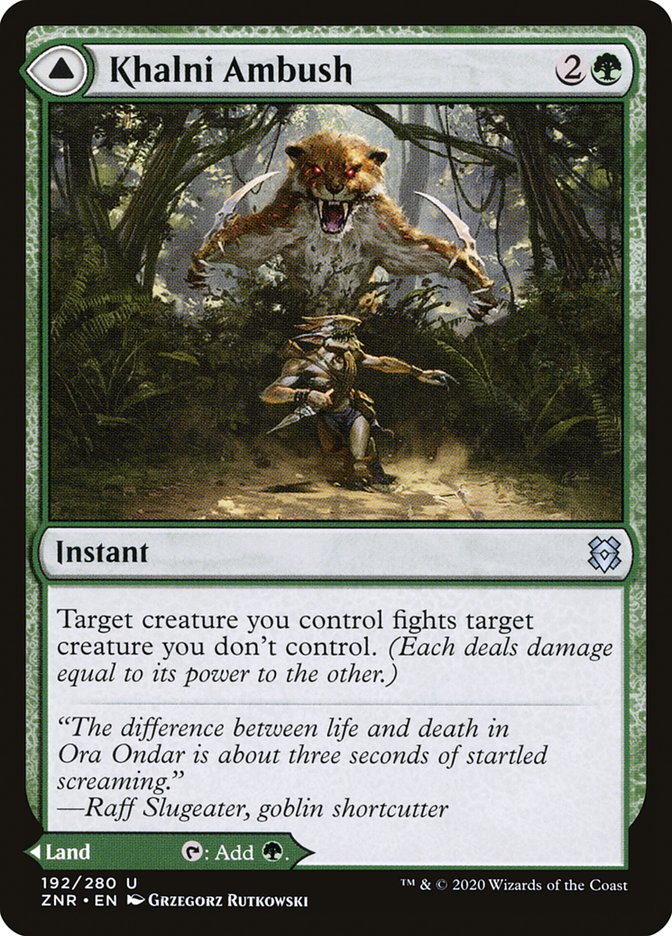Khalni Ambush // Khalni Territory [Zendikar Rising] - Destination Retro