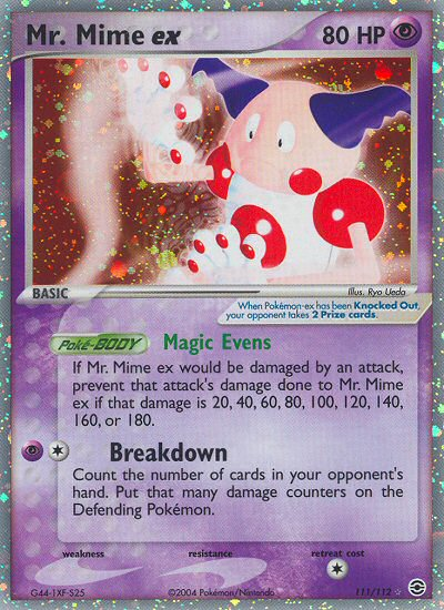 Mr. Mime ex (111/112) [EX: FireRed & LeafGreen] - Destination Retro