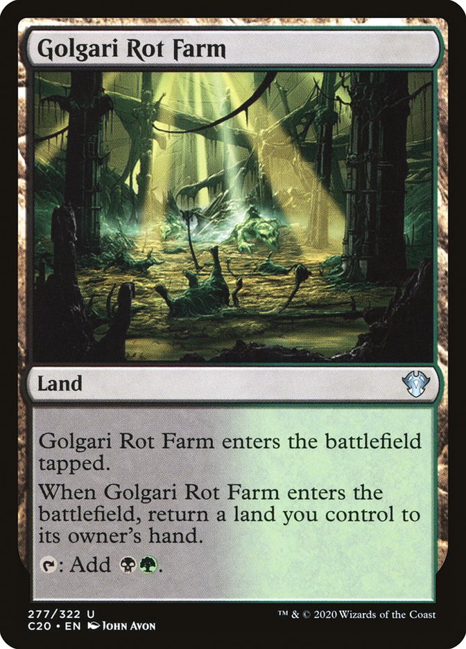 Golgari Rot Farm [Commander 2020] - Destination Retro