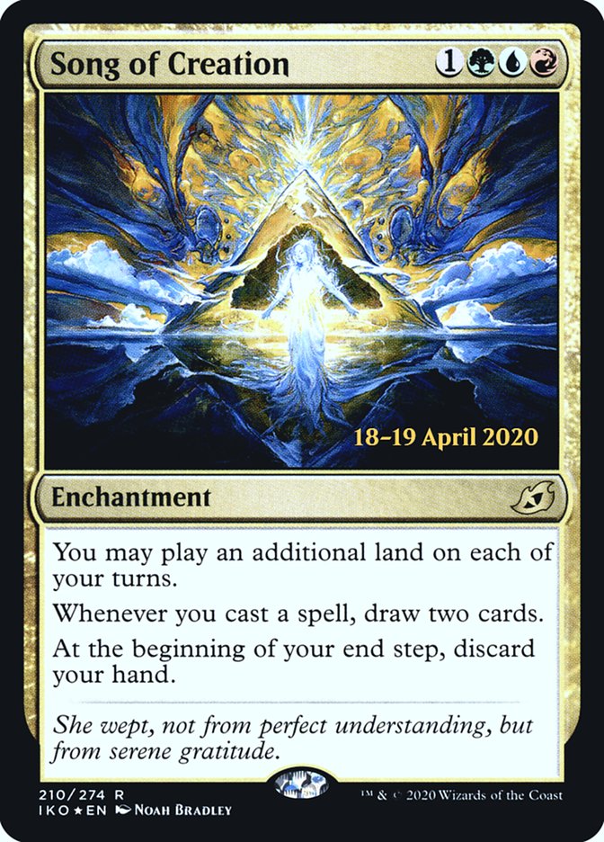 Song of Creation  [Ikoria: Lair of Behemoths Prerelease Promos] - Destination Retro