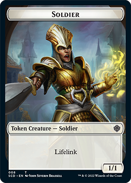 Saproling // Soldier Double-Sided Token [Starter Commander Decks] - Destination Retro