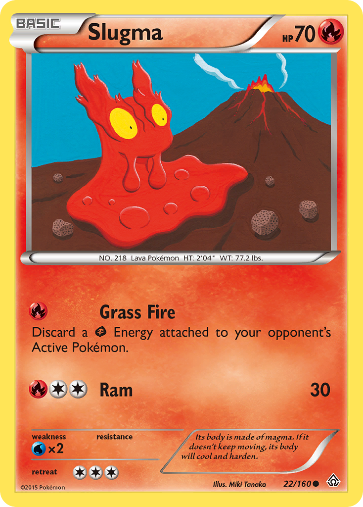 Slugma (22/160) [XY: Primal Clash] - Destination Retro