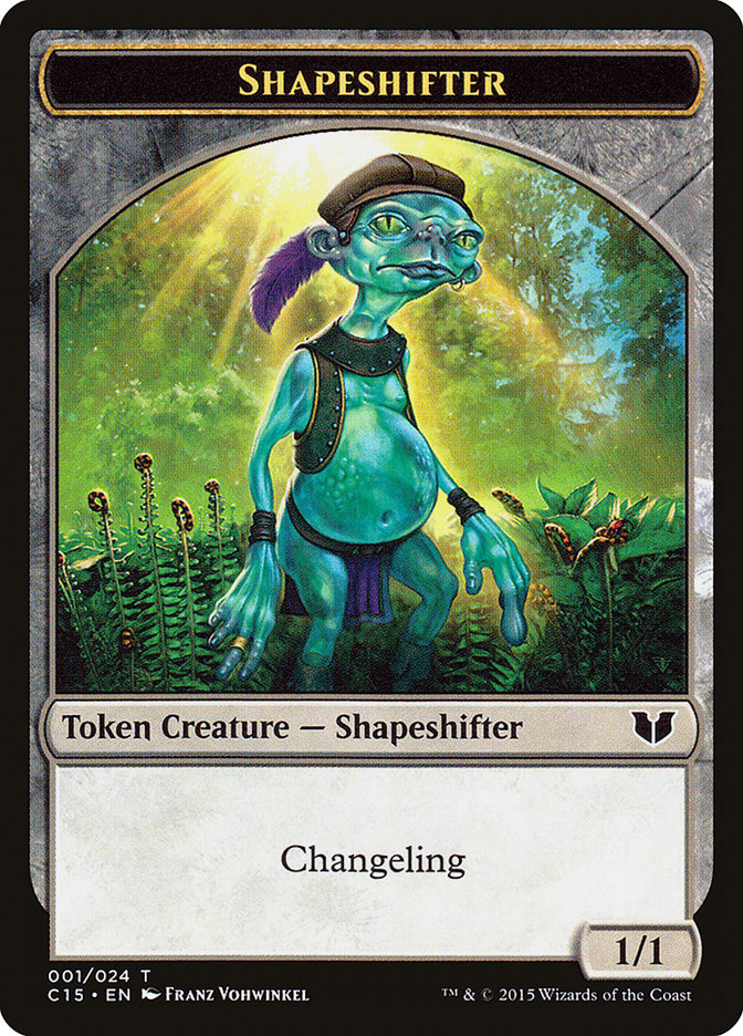 Elemental Shaman // Shapeshifter Double-Sided Token [Commander 2015 Tokens] - Destination Retro