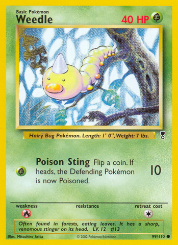 Weedle (99/110) [Legendary Collection] - Destination Retro