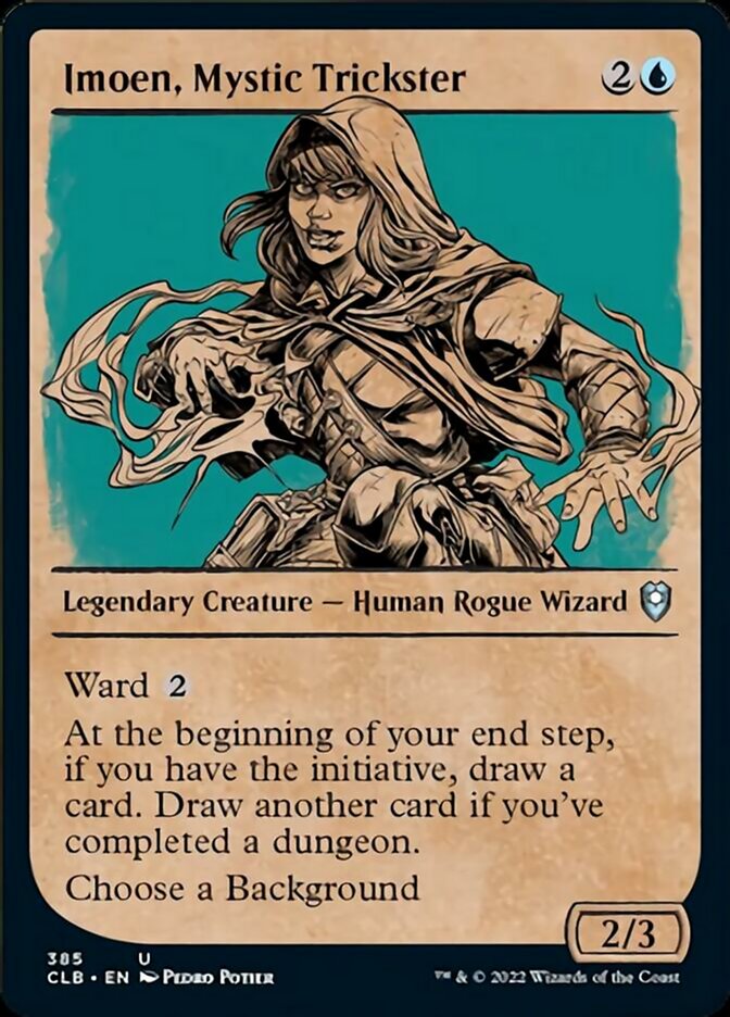 Imoen, Mystic Trickster (Showcase) [Commander Legends: Battle for Baldur's Gate] - Destination Retro