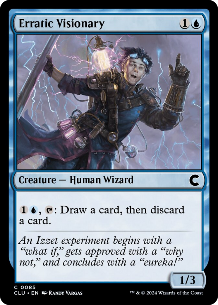 Erratic Visionary [Ravnica: Clue Edition] - Destination Retro