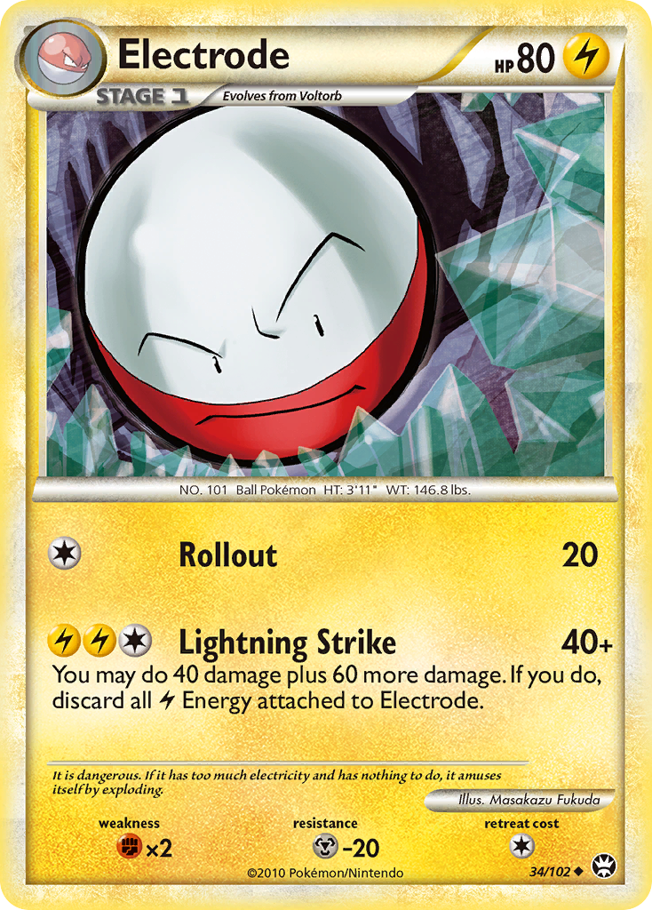 Electrode (34/102) [HeartGold & SoulSilver: Triumphant] - Destination Retro