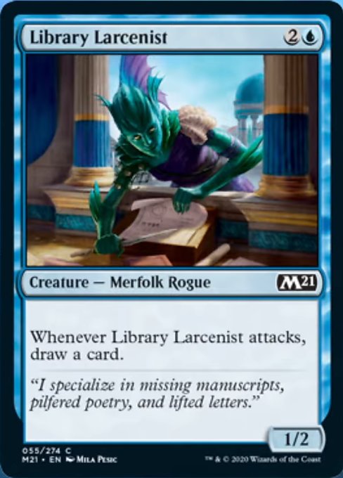 Library Larcenist [Core Set 2021] - Destination Retro