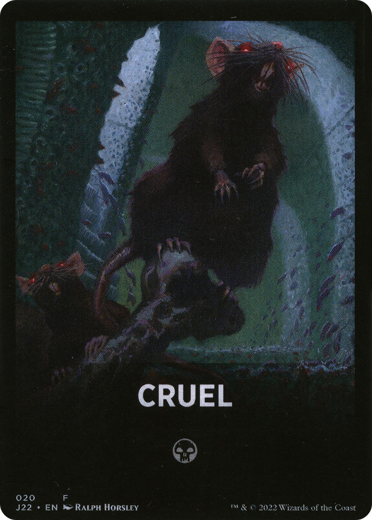 Cruel Theme Card [Jumpstart 2022 Front Cards] - Destination Retro