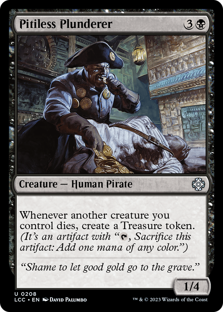 Pitiless Plunderer [The Lost Caverns of Ixalan Commander] - Destination Retro