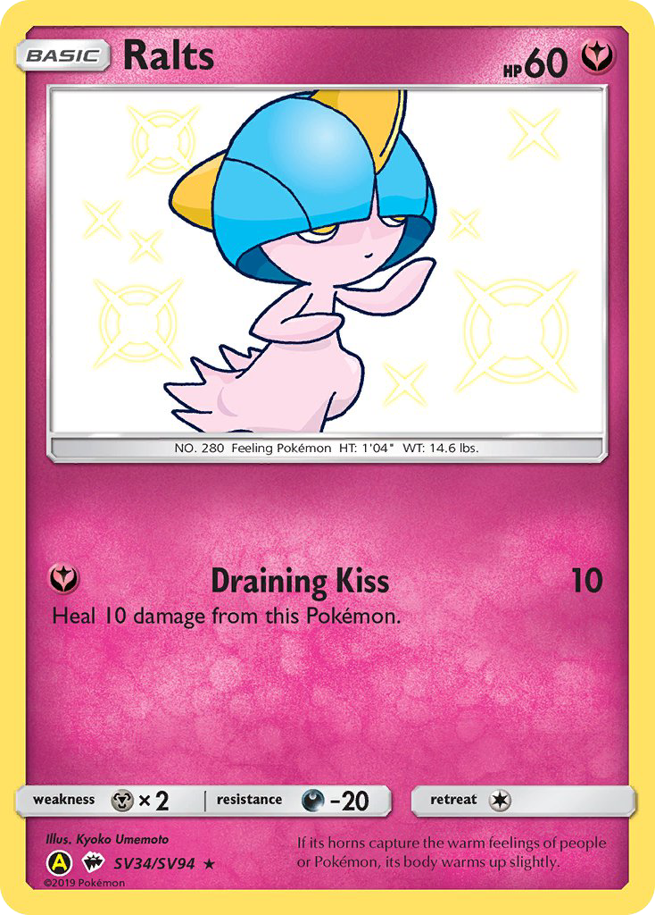 Ralts (SV34/SV94) [Sun & Moon: Hidden Fates - Shiny Vault] - Destination Retro
