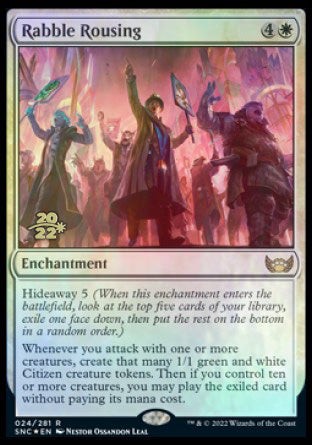 Rabble Rousing [Streets of New Capenna Prerelease Promos] - Destination Retro