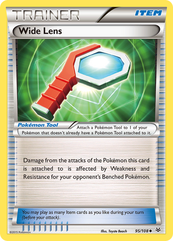 Wide Lens (95/108) [XY: Roaring Skies] - Destination Retro