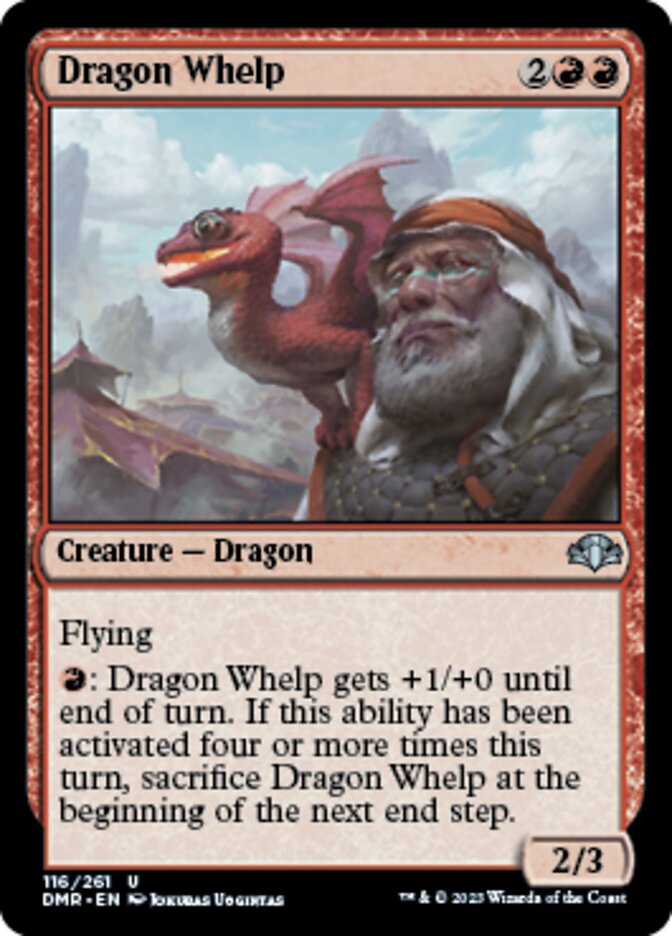 Dragon Whelp [Dominaria Remastered] - Destination Retro