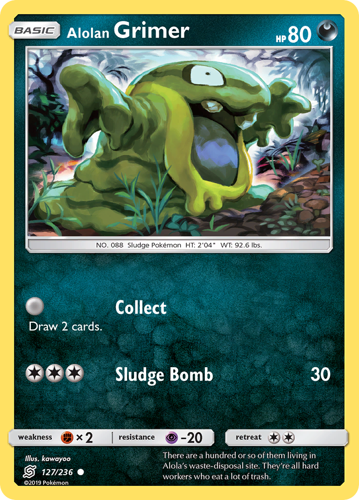 Alolan Grimer (127/236) [Sun & Moon: Unified Minds] - Destination Retro