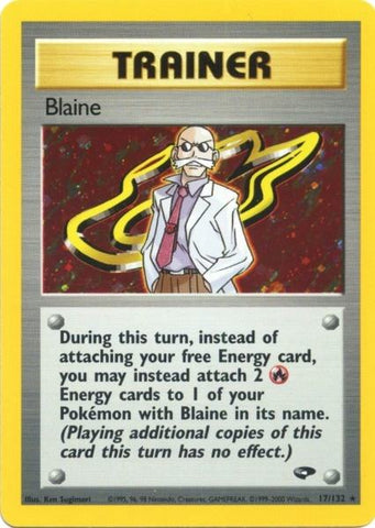 Blaine (17/132) [Gym Challenge Unlimited] - Destination Retro