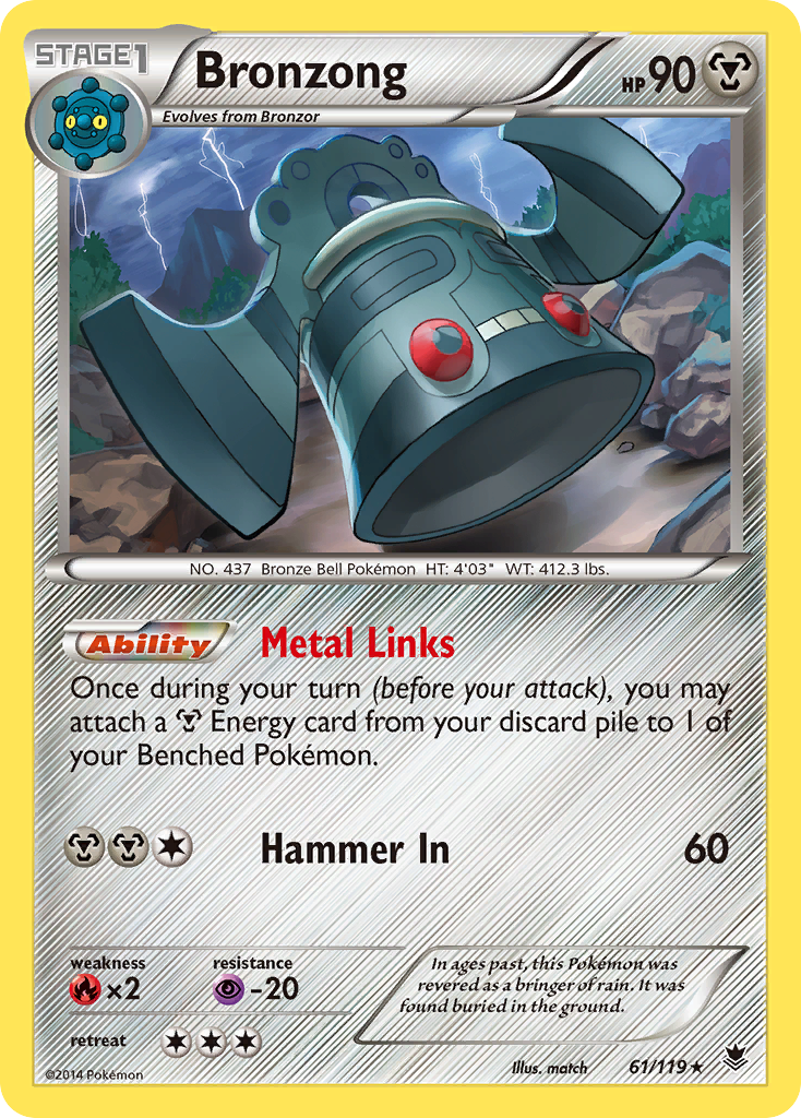 Bronzong (61/119) [XY: Phantom Forces] - Destination Retro