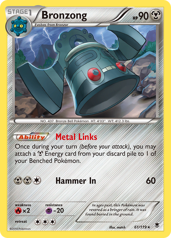 Bronzong (61/119) [XY: Phantom Forces] - Destination Retro